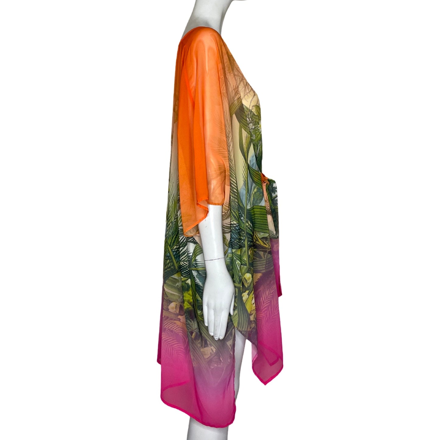 Salida de Baño Roberto Cavalli Hojas Naranja - Talla L