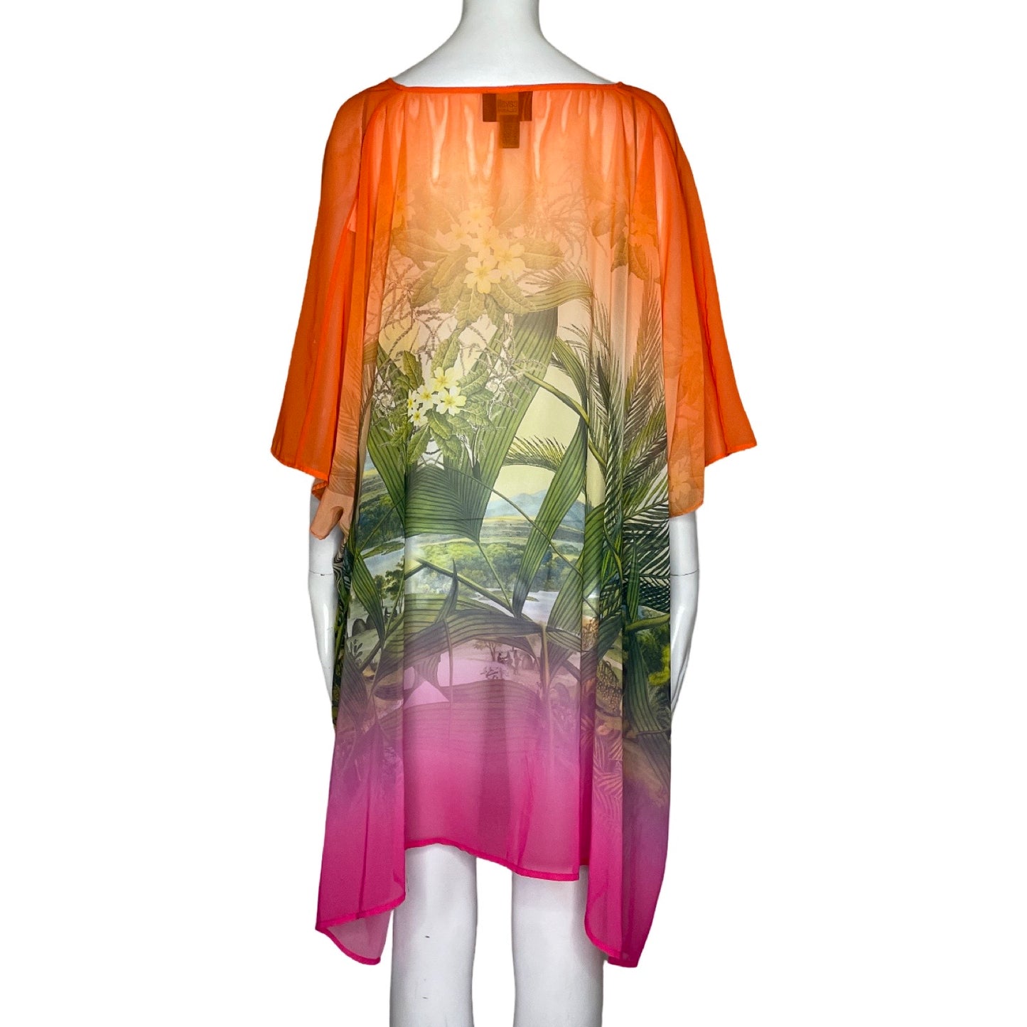 Salida de Baño Roberto Cavalli Hojas Naranja - Talla L
