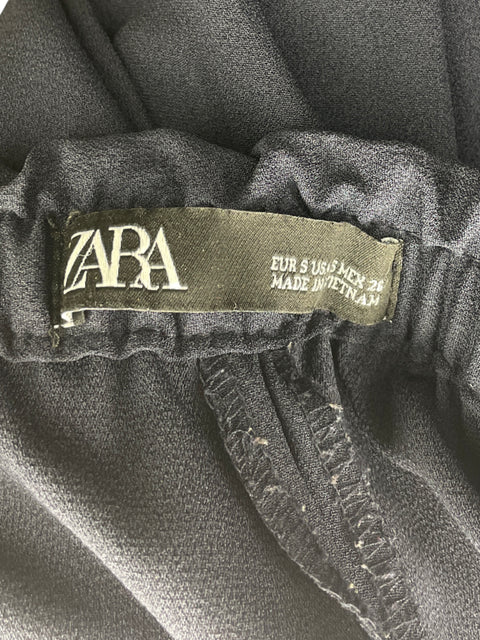 Pantalón Zara Casual Recto Azul- Talla S