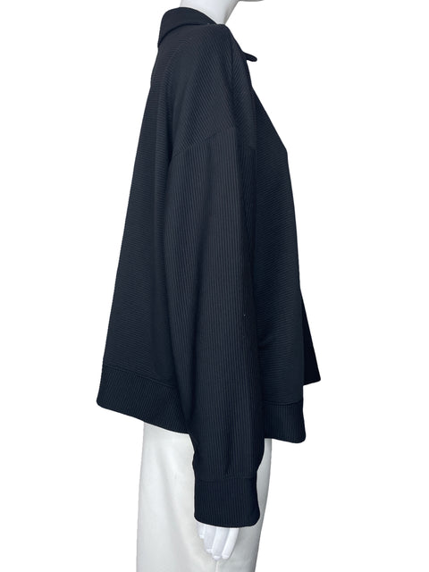 Sueter Adrianna Papell Raya Negro-Talla XL