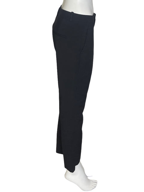 Pantalón Zara Recto Bolsillos Negro- Talla 36