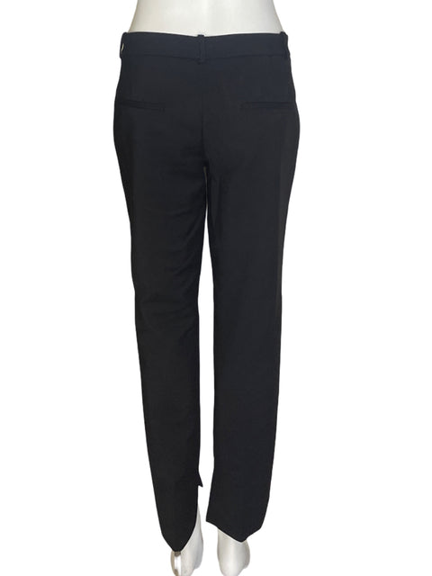 Pantalón Zara Recto Bolsillos Negro- Talla 36