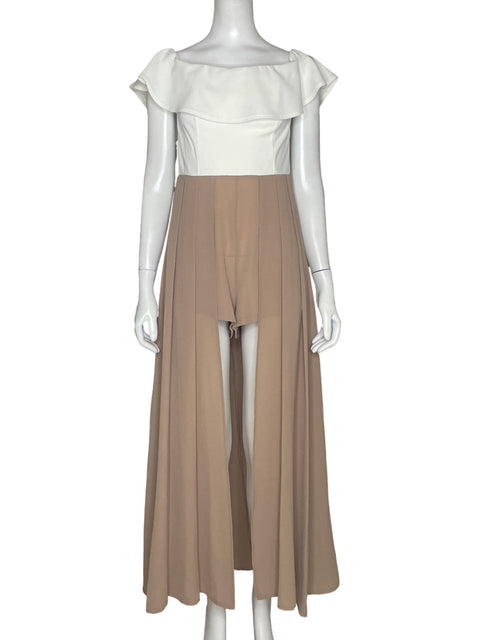 Romper Luxxel Bicolor Beige-Talla M