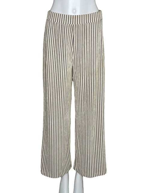 Pantalón Sfera Rayas Texturizado Blanco-Talla M