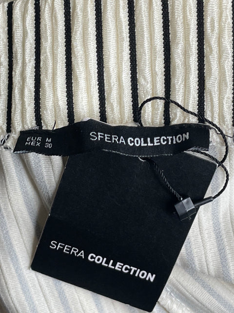 Pantalón Sfera Rayas Texturizado Blanco-Talla M