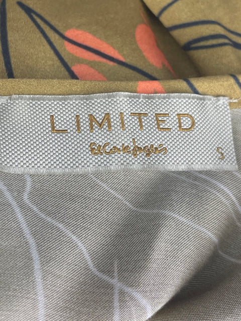 Blusa Limited Fluida Estampado Marrón- Talla S