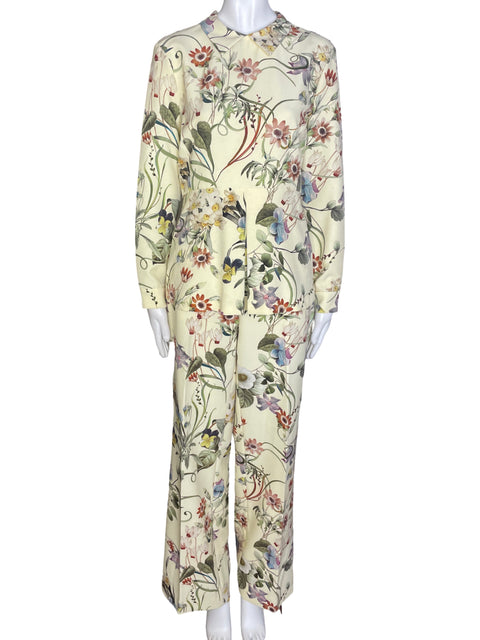 Set Zara Estampado Amarillo- Talla L