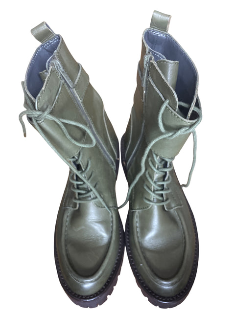 Calzado Sarto Altas Cordones Verde-Talla 6