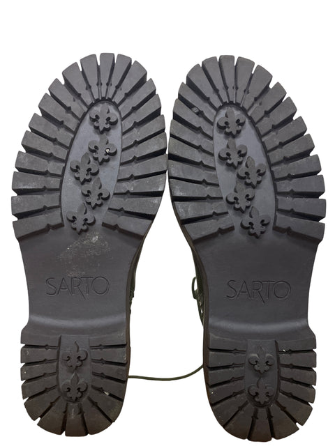 Calzado Sarto Altas Cordones Verde-Talla 6