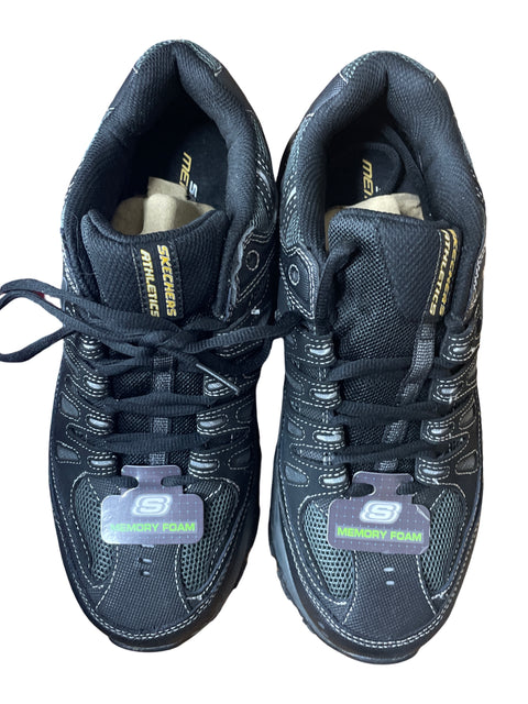 Calzado Skechers Cordones Negro-Talla 7