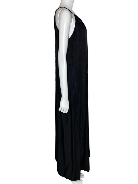 Vestido City Essential Maxi Fluido Negro-Talla P