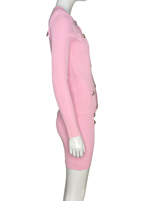 Set  Pinkapple Falda+Jacket Canale Rosado-Talla S
