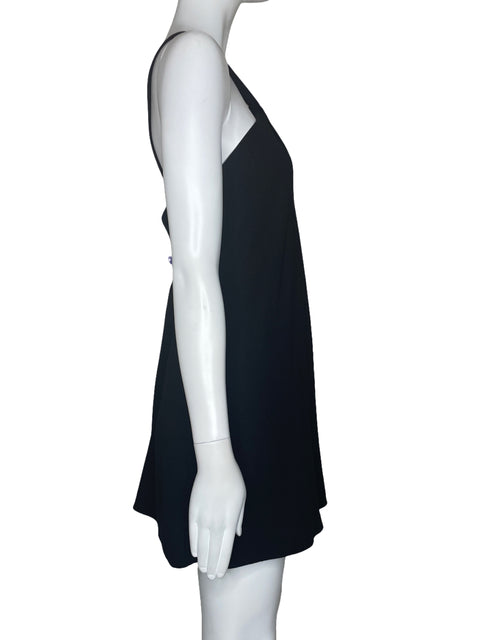 Romper Zara Tiras Bolsillo Negro-Talla S