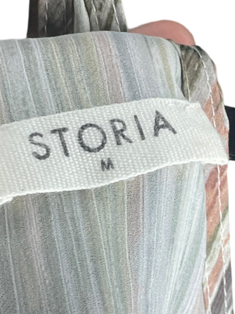 Mono Storia Rayas Tiras Verde-Talla M