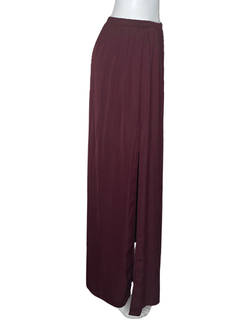 Falda Zara Maxi Fluida Roja-Talla S