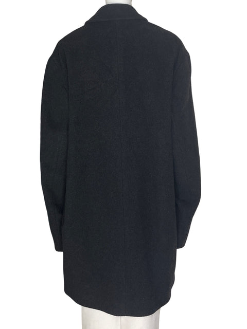 Abrigo Ralph Lauren Tercio Pelo Negro- Talla U