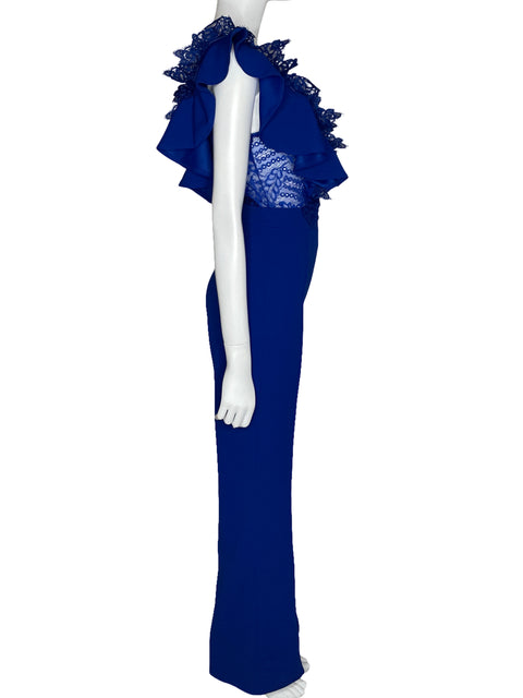 Mono Valentine Vuelos Encaje Azul-Talla M