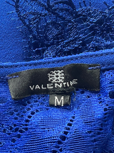 Mono Valentine Vuelos Encaje Azul-Talla M
