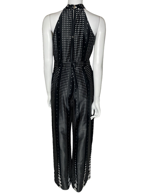 Mono Milk & Honey Puntos Halter Negro-Talla M
