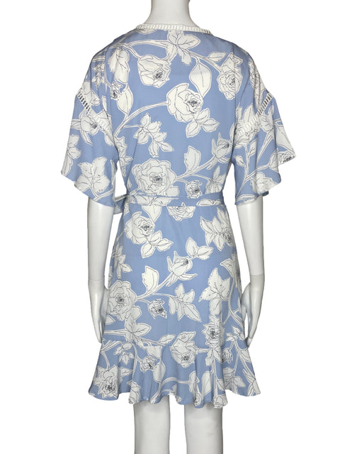 Vestido Moon River Cruzado Azul-Talla M