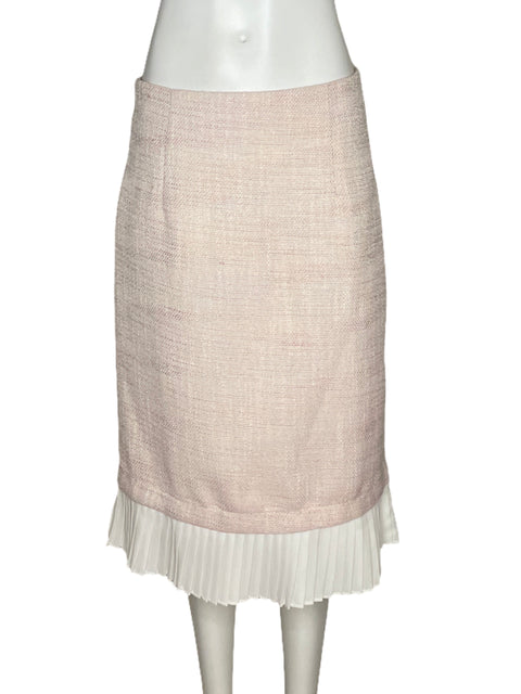 Falda Gracia Tweed Rosado-Talla M
