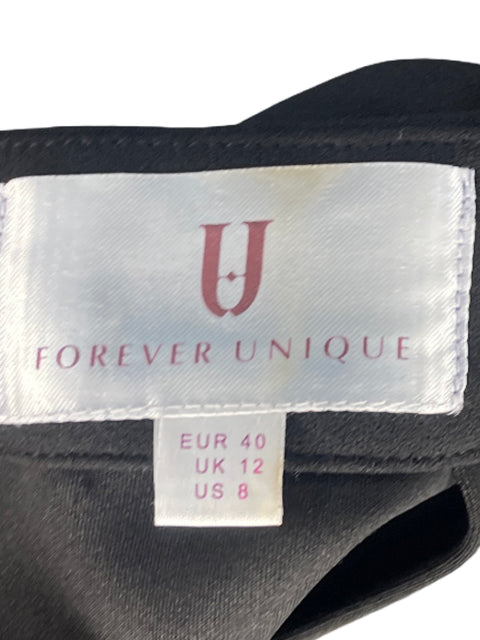 Falda Forever Unique Maxi Negro-Talla 8
