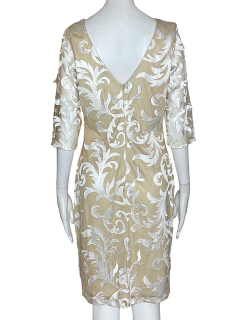 Vestido Mystic Transparente Bordado Blanco- Talla L