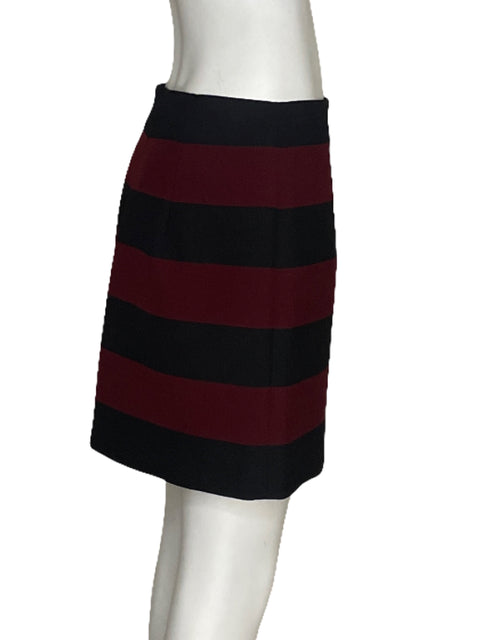 Falda Zara Mini Lineas Negro-Talla M