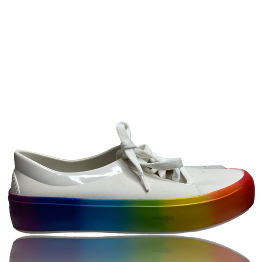 Calzado Melissa Street Rainbow Blanco-Talla 40