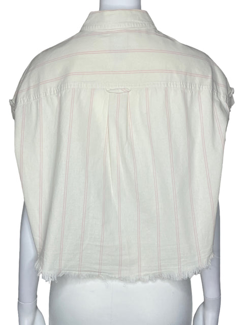 Camisa BDG Raya Bolsillo Blanco-Talla S
