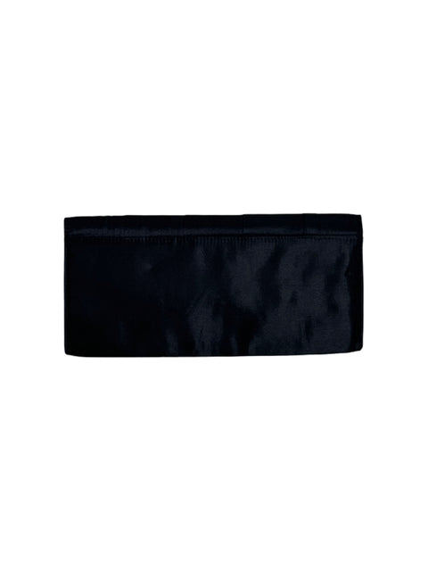 Clutch Style&Co Satinado Negro-Talla S