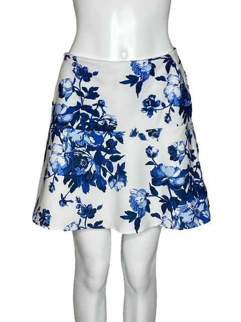 Falda Ralph Lauren Mini Floral Blanco-Talla L