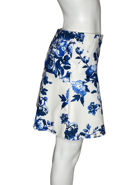 Falda Ralph Lauren Mini Floral Blanco-Talla L