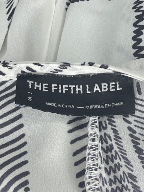 Vestido The Fifth Label Mangas Estampado Blanco-Talla S