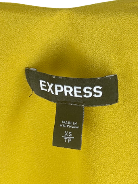 Top Express Tiras Fluido Amarillo-Talla XS