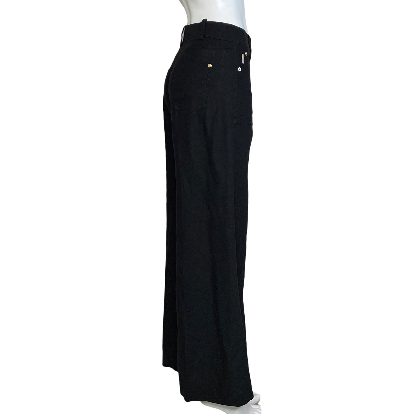 Pantalón Celyn B. Recto Bolsillos Negro-Talla 44