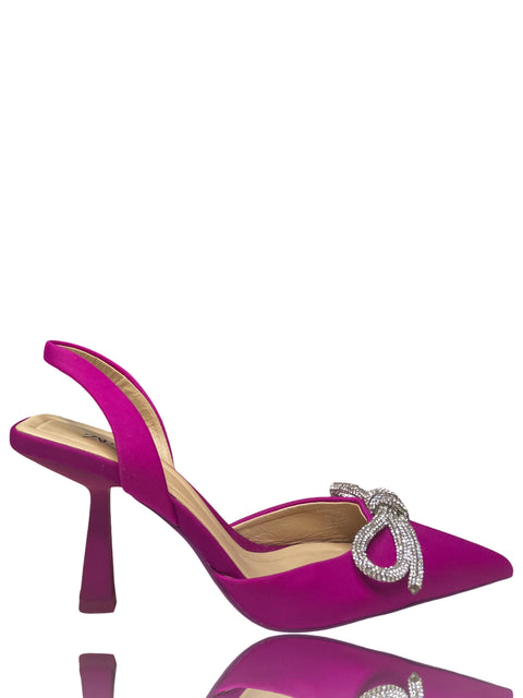 Calzado Zara Destalonado Fucsia-Talla 38