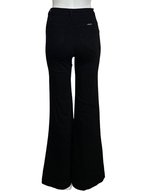 Pantalón Rolla's High Rise Flare Negro-Talla 27