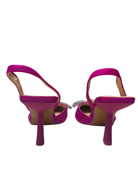 Calzado Zara Destalonado Fucsia-Talla 38