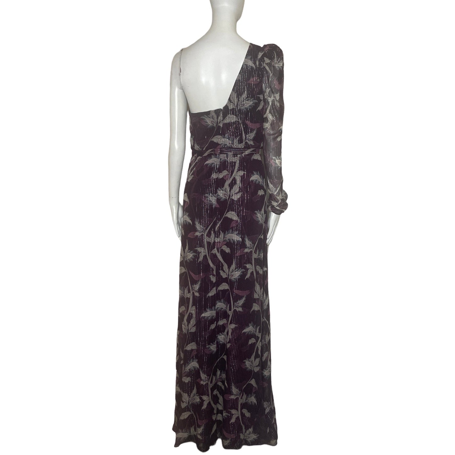 Vestido BCBG Maxazria Oneshoulder Morado-Talla 8