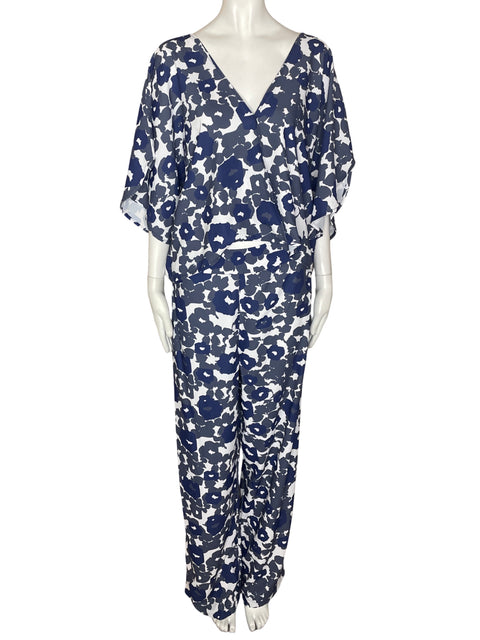 Set Samar Zarzour Cuello V Azul- Talla L