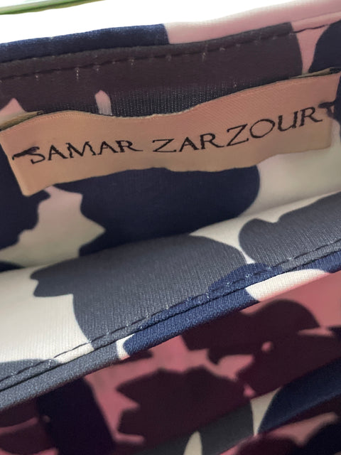 Set Samar Zarzour Cuello V Azul- Talla L