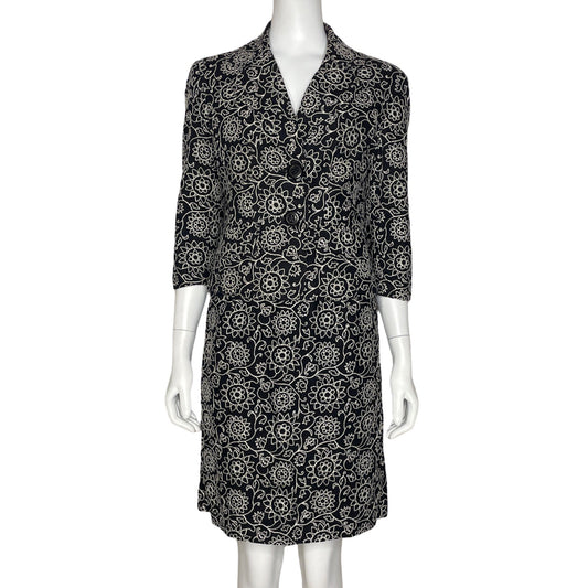 Set Work To Weekend Blazer y Falda Floral Negro - Talla 4