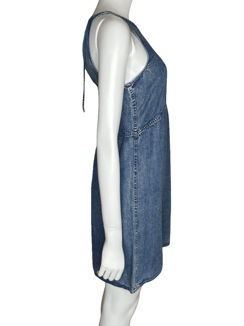 Vestido Calvin Klein Fluido Tirantes Azul-Talla XS