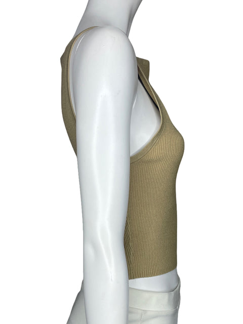 Top & Other Stories Acanalado Beige-Talla S