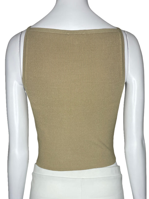 Top & Other Stories Acanalado Beige-Talla S