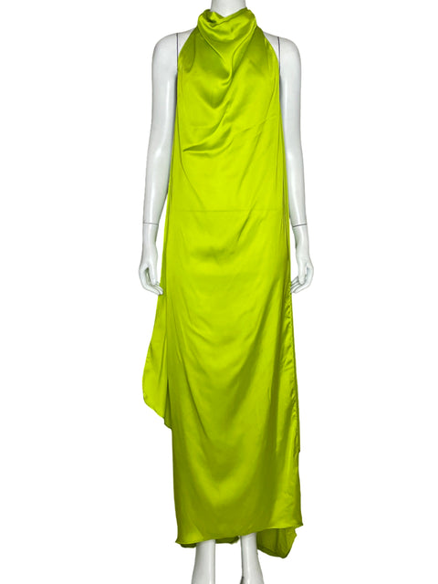 Vestido Baobab Satinado Verde-Talla S