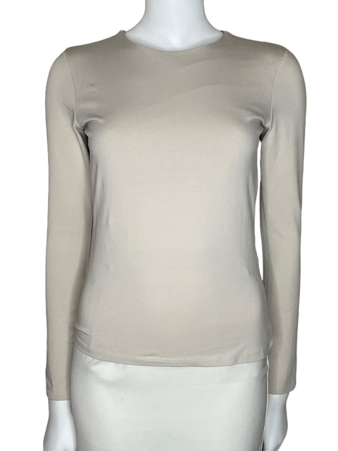 Suéter Zara Manga Larga Beige-Talla M