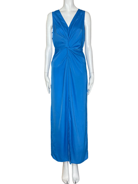 Vestido Prettygarden Sin Mangas Amarre Azul- Talla S