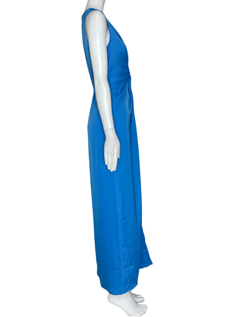Vestido Prettygarden Sin Mangas Amarre Azul- Talla S
